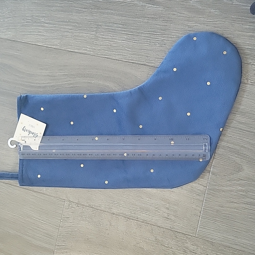 Navy & Gold Stocking NWT - Picture 3 of 6